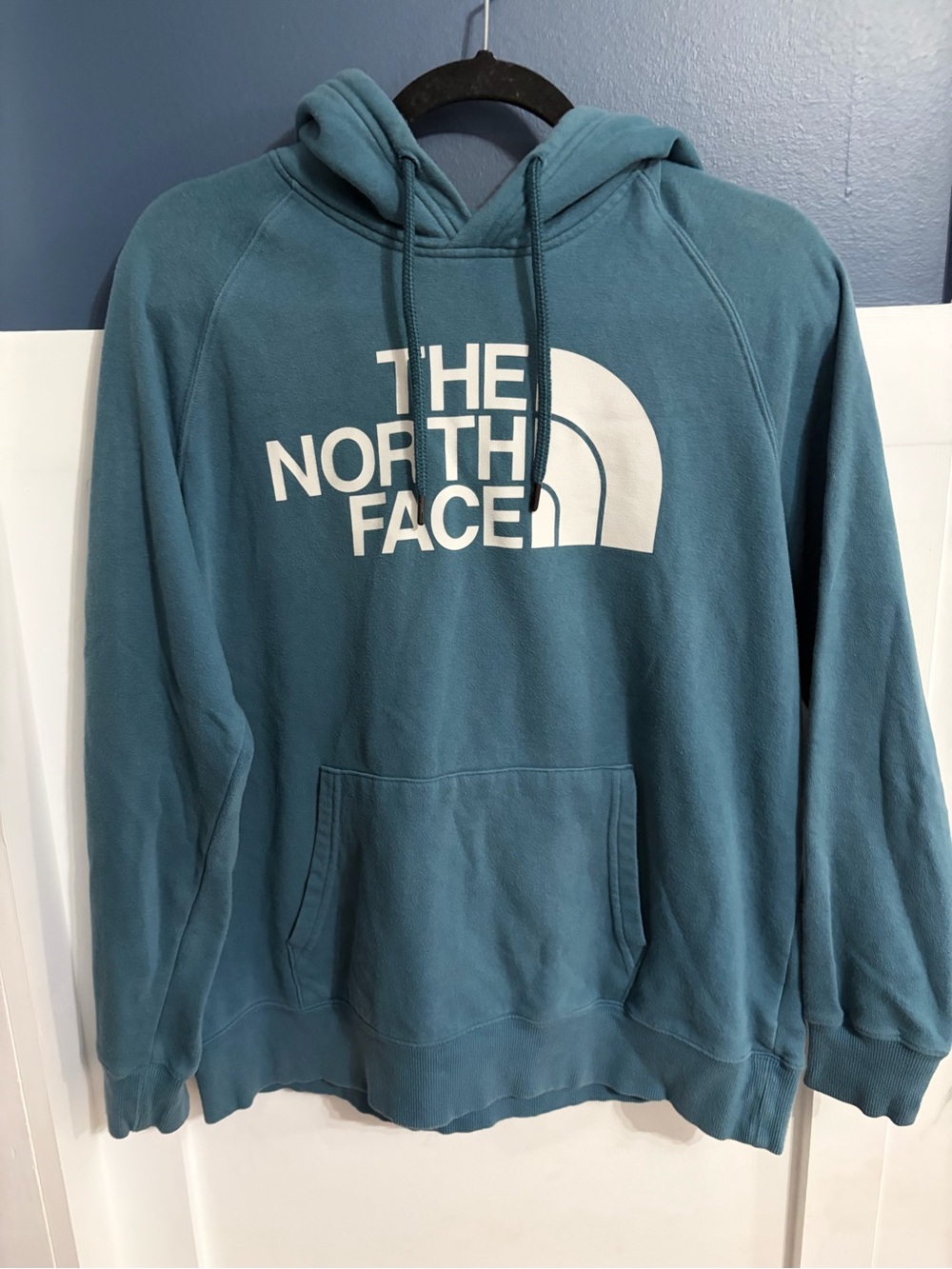 The North Face Women's Half Dome Pullover Hoodie Mallard Blue Size Large